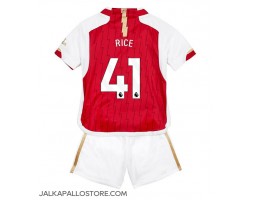Arsenal Declan Rice #41 Kotipaita Lapsille 2023-24 Lyhythihainen (+ shortsit)
